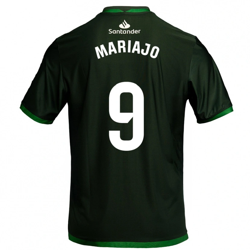 Danxen Women María José Gutiérrez Díaz #9 Dark Green Away Jersey 2025/26 T-Shirt