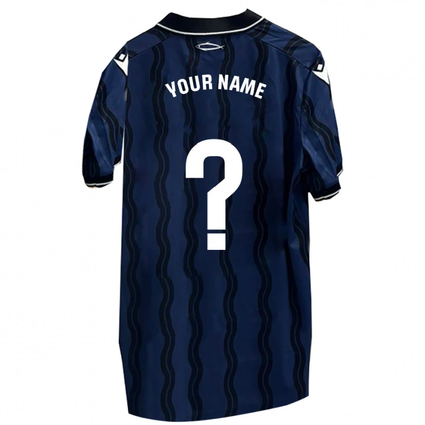 Danxen Women Your Name #0 Dark Blue Black Away Jersey 2025/26 T-Shirt