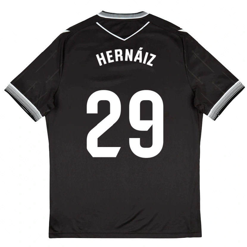 Danxen Women David Hernáiz #29 Black White Away Jersey 2025/26 T-Shirt