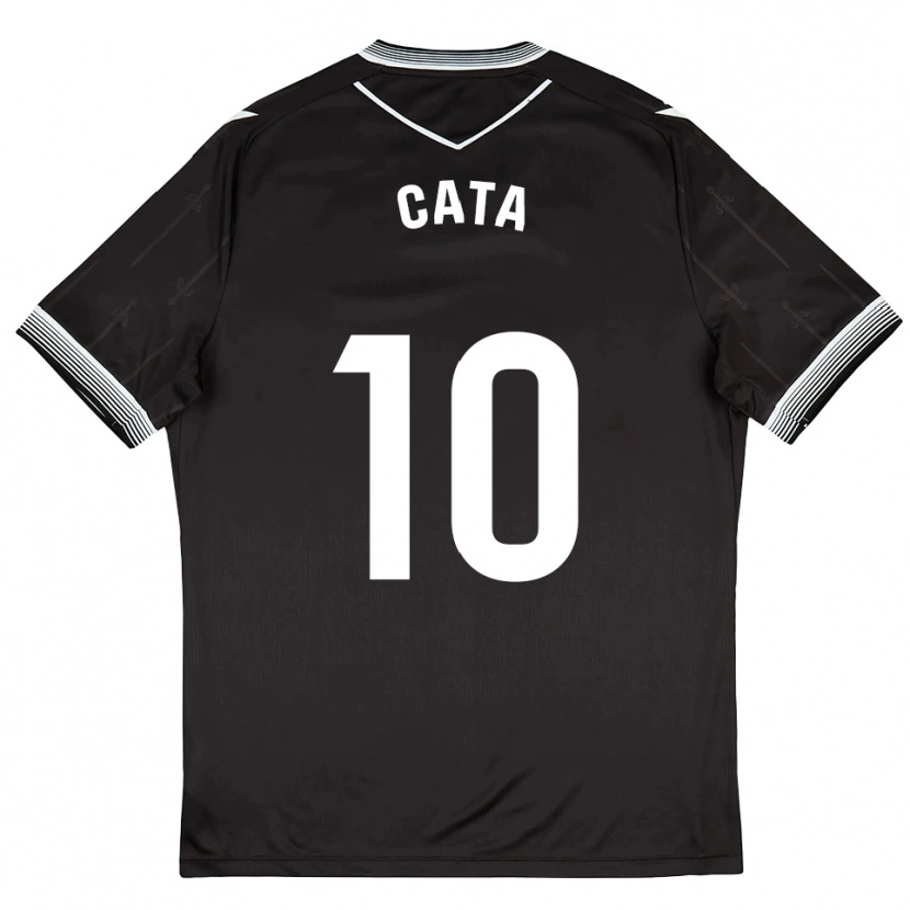 Danxen Women Catalina Roselló #10 Black White Away Jersey 2025/26 T-Shirt