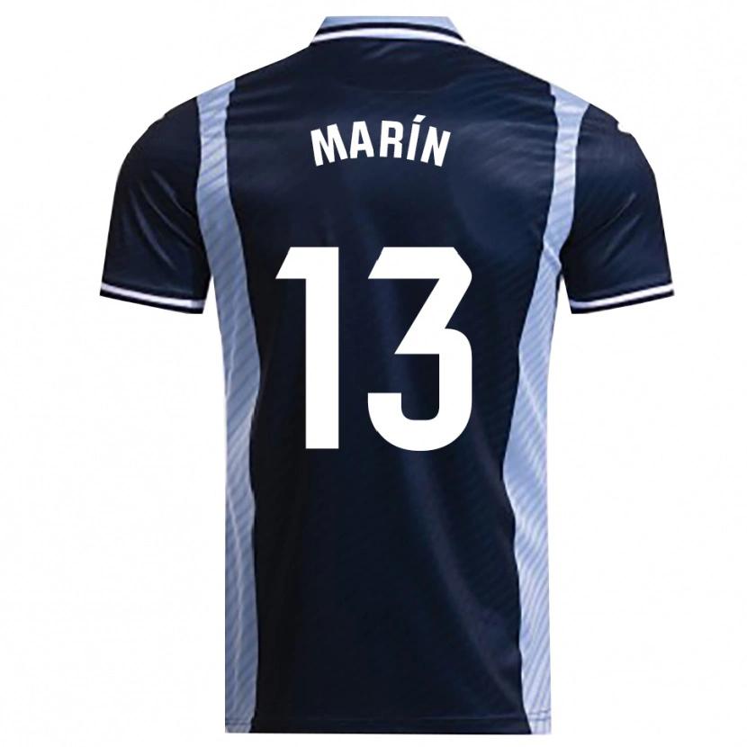 Danxen Women Carlos Marín #13 Navy Sky Blue Away Jersey 2025/26 T-Shirt