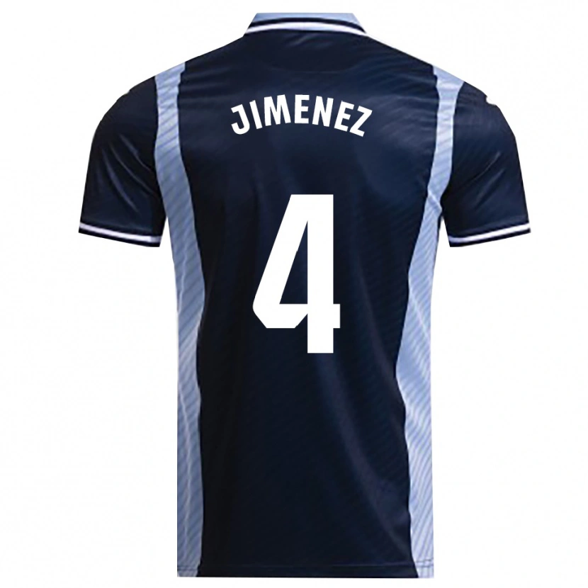 Danxen Women Álex Jiménez #4 Navy Sky Blue Away Jersey 2025/26 T-Shirt