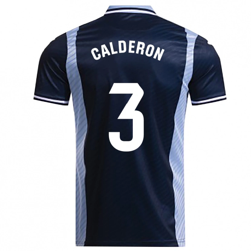 Danxen Women José Calderón #3 Navy Sky Blue Away Jersey 2025/26 T-Shirt