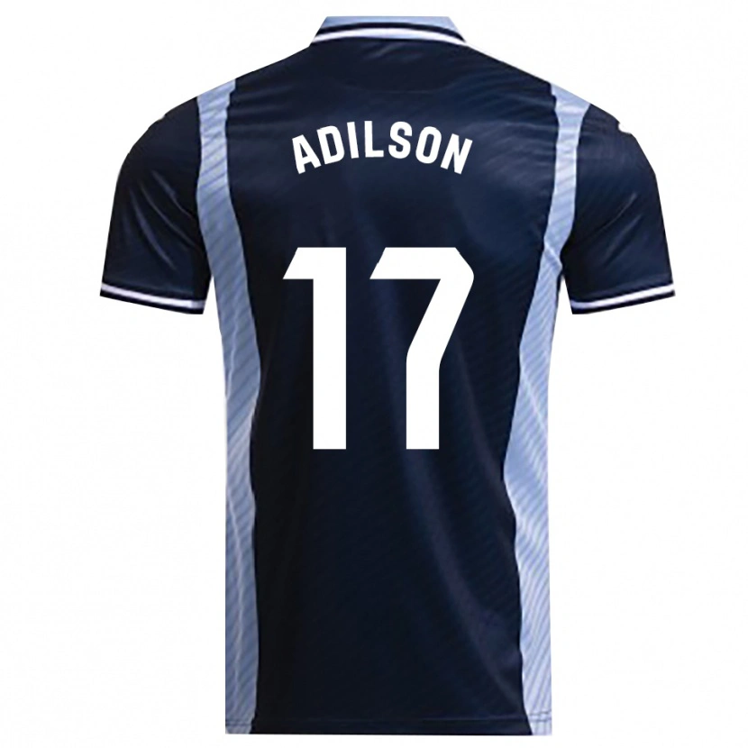 Danxen Women Adilson #17 Navy Sky Blue Away Jersey 2025/26 T-Shirt