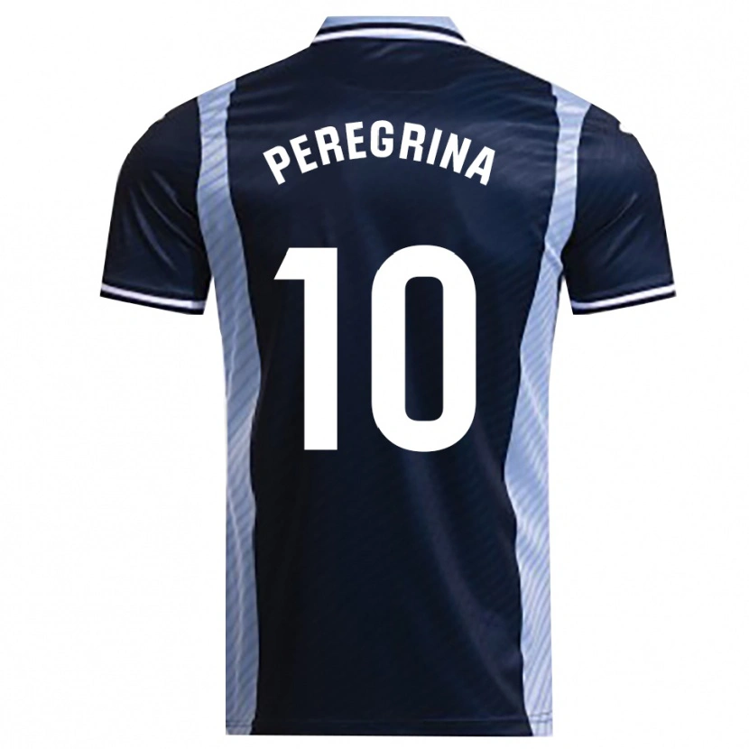 Danxen Women Mario Peregrina #10 Navy Sky Blue Away Jersey 2025/26 T-Shirt