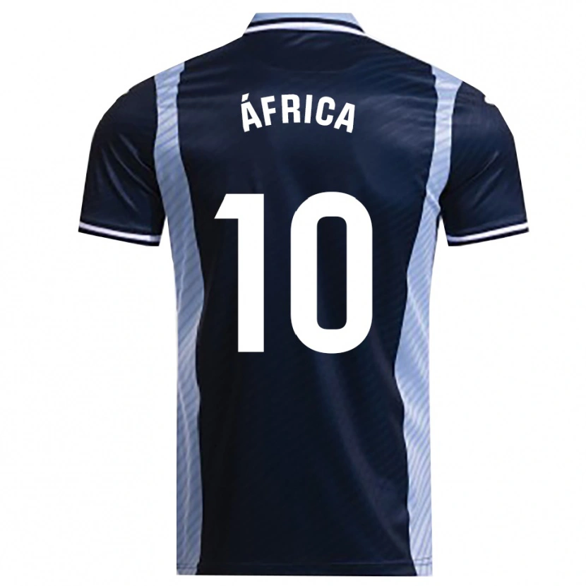 Danxen Women África Roldán Ramirez #10 Navy Sky Blue Away Jersey 2025/26 T-Shirt