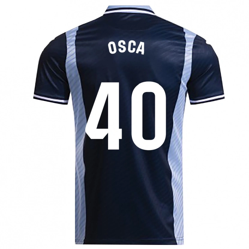 Danxen Women Cristian Osca #40 Navy Sky Blue Away Jersey 2025/26 T-Shirt