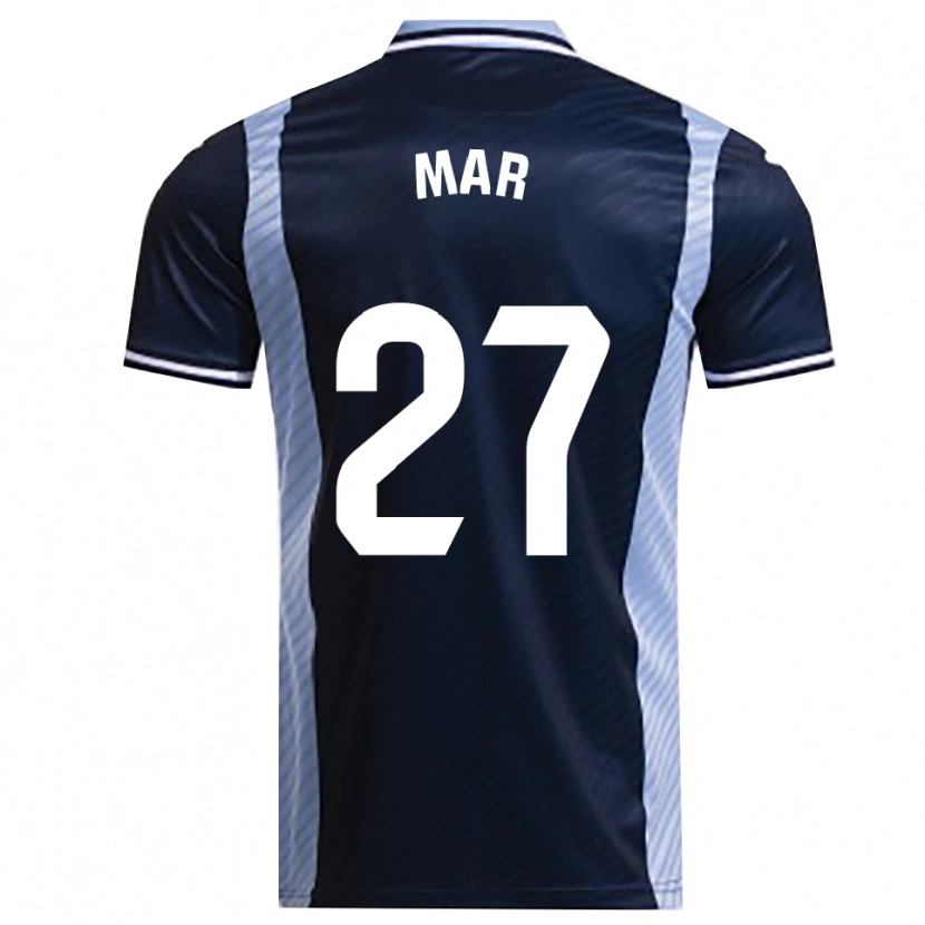 Danxen Women Mar Gómez Orzaez #27 Navy Sky Blue Away Jersey 2025/26 T-Shirt