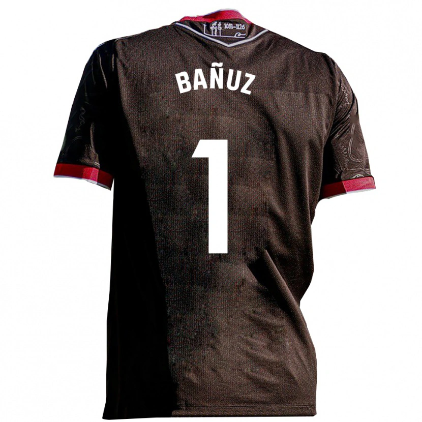Danxen Women Miguel Bañuz #1 Black Red Away Jersey 2025/26 T-Shirt