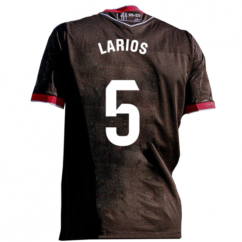 Danxen Women Juan Larios #5 Black Red Away Jersey 2025/26 T-Shirt