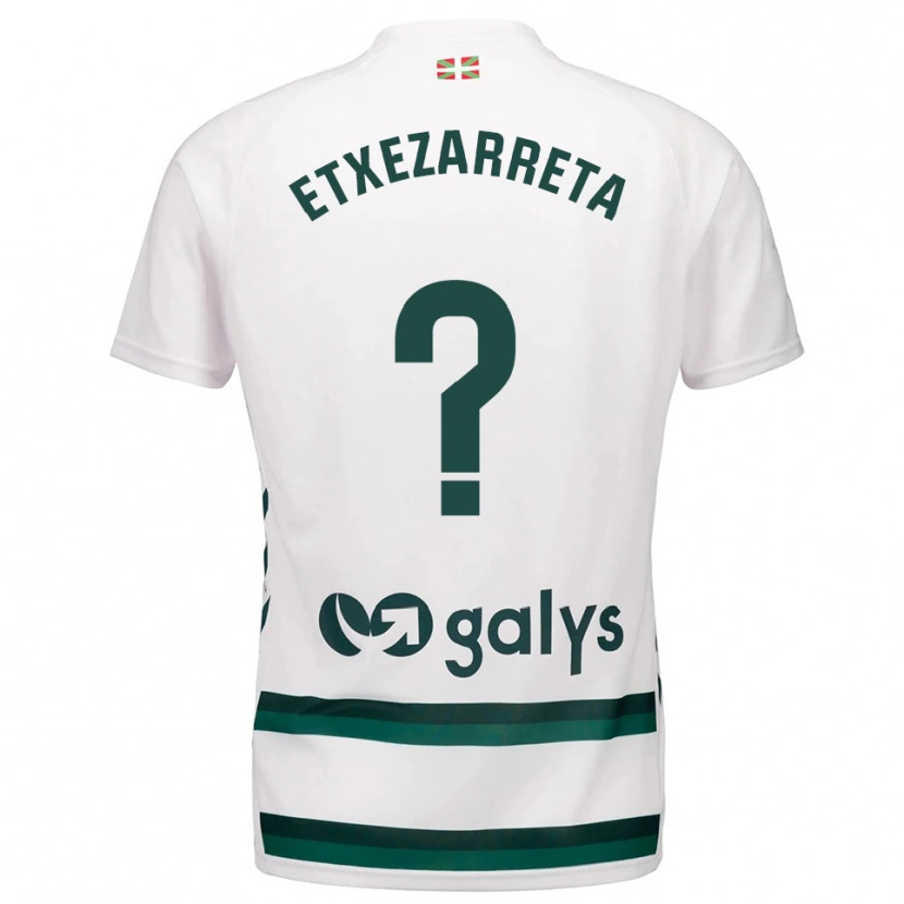 Danxen Women Ane Etxezarreta Ayerbe #0 White Green Away Jersey 2025/26 T-Shirt