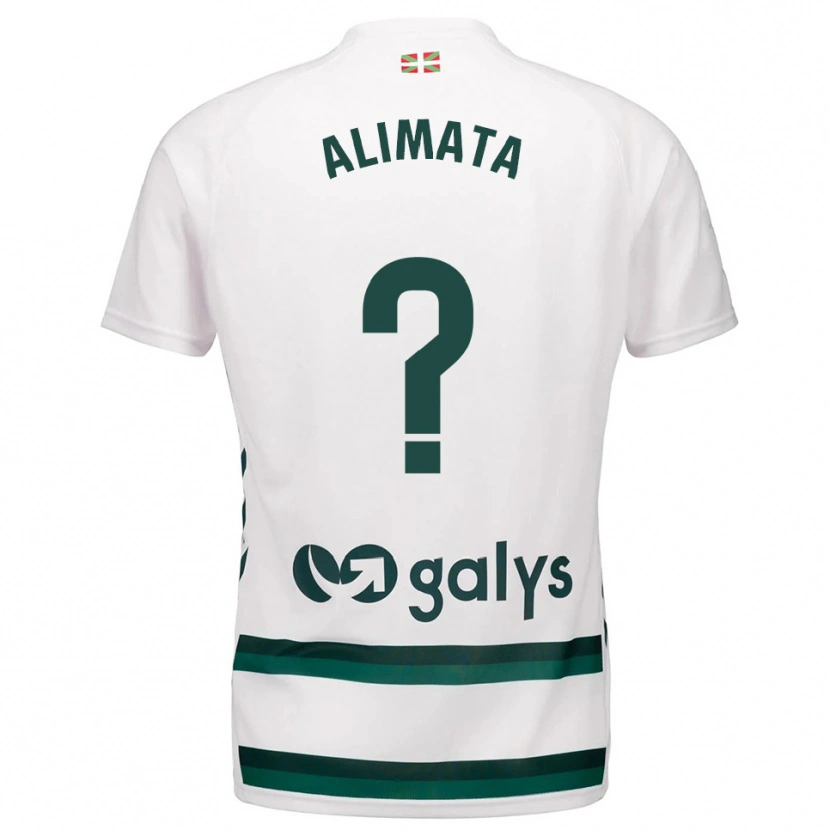 Danxen Women Alimata Belem #0 White Green Away Jersey 2025/26 T-Shirt
