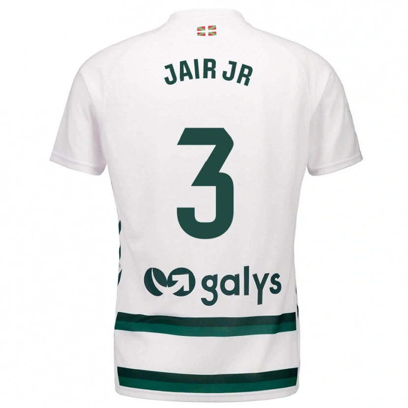 Danxen Women Jair Amador #3 White Green Away Jersey 2025/26 T-Shirt