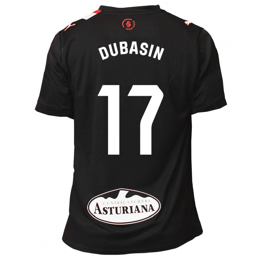 Danxen Women Jonathan Dubasin #17 Black White Away Jersey 2025/26 T-Shirt