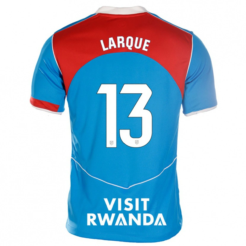 Danxen Women Patricia Larqué #13 Blue White Third Jersey 2025/26 T-Shirt