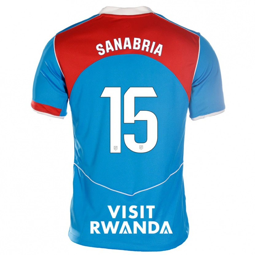Danxen Women Juan Sanabria #15 Blue White Third Jersey 2025/26 T-Shirt