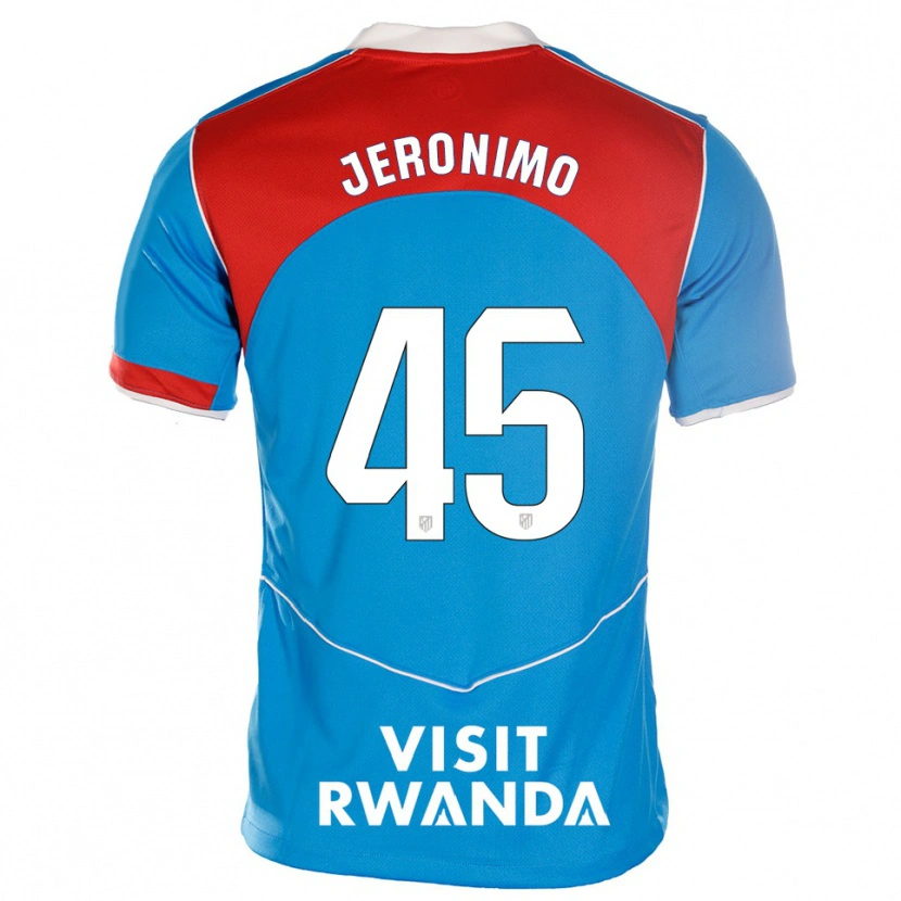 Danxen Women Isaiah Jeronimo #45 Blue White Third Jersey 2025/26 T-Shirt