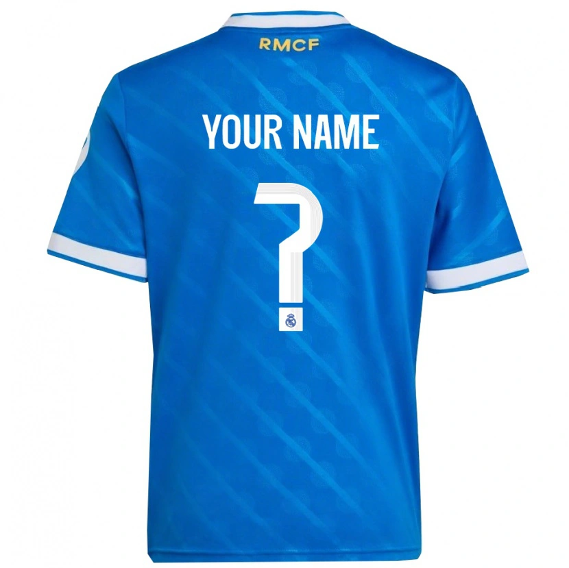 Danxen Women Your Name #0 Blue  White Third Jersey 2025/26 T-Shirt