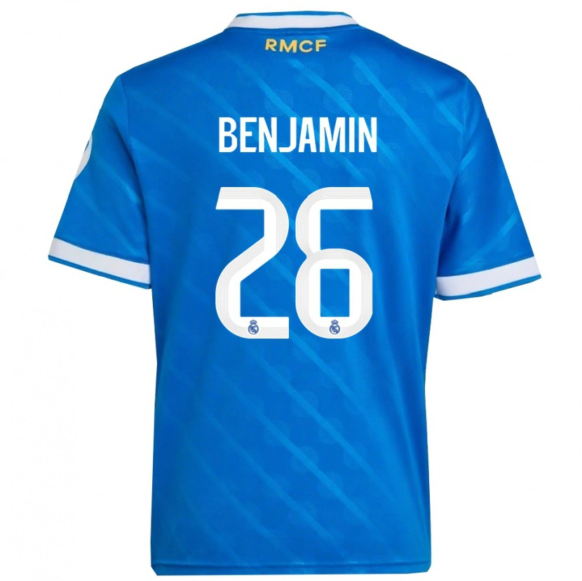 Danxen Women Emanuel #26 Blue  White Third Jersey 2025/26 T-Shirt