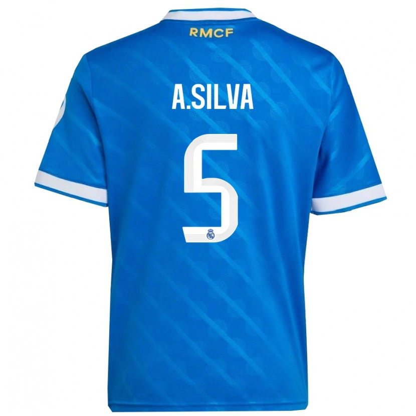 Danxen Women Antonia Silva #5 Blue  White Third Jersey 2025/26 T-Shirt
