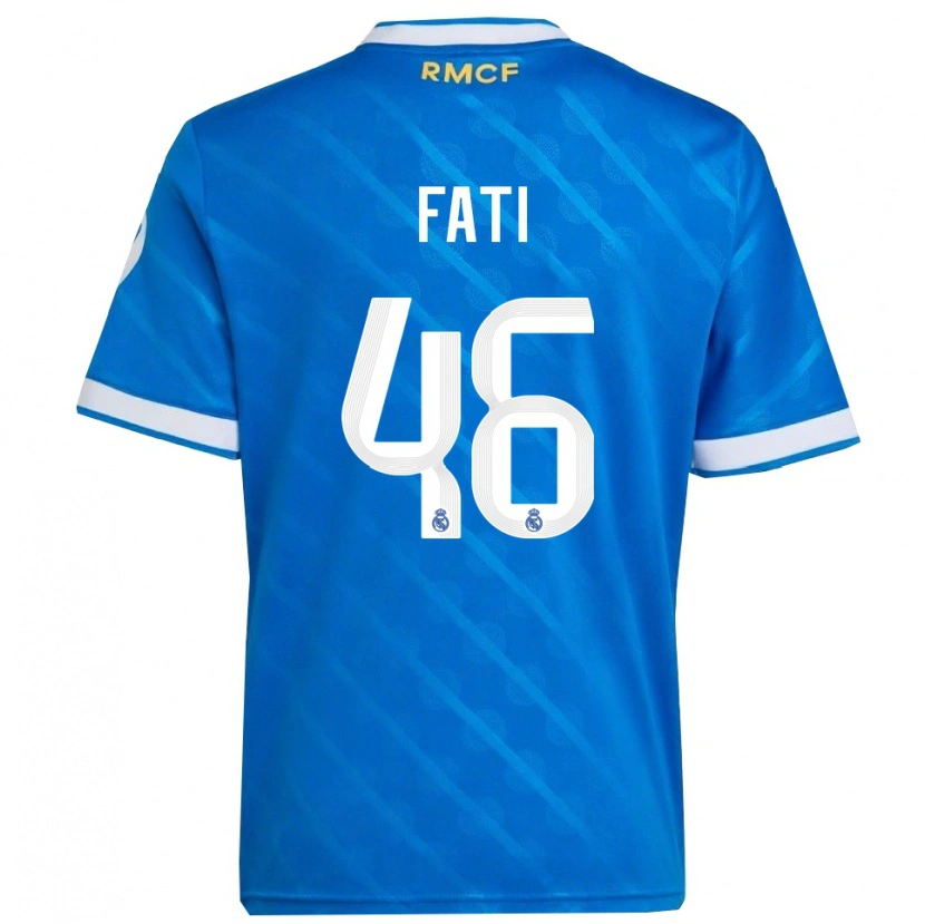 Danxen Women Lamini Fati #46 Blue  White Third Jersey 2025/26 T-Shirt