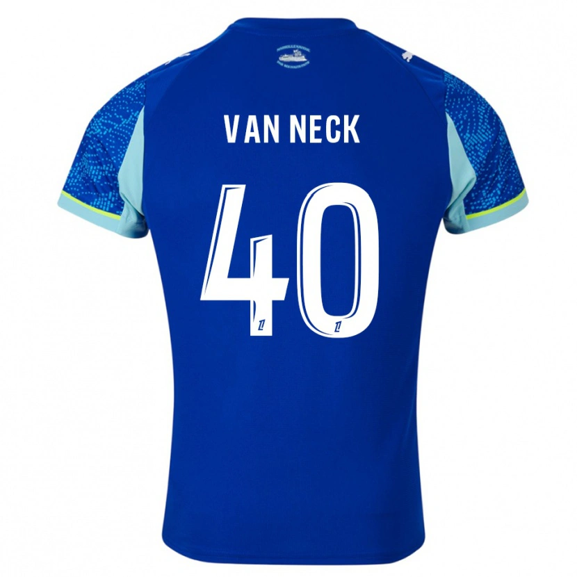 Danxen Women Jelle Van Neck #40 Sky Blue White Third Jersey 2025/26 T-Shirt