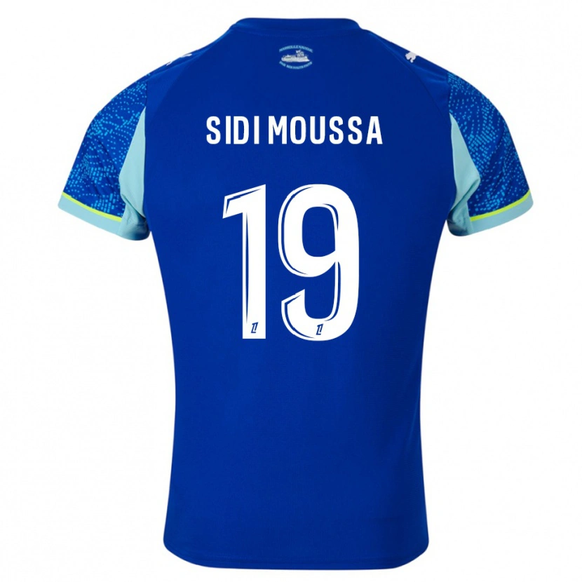 Danxen Women Salima Sidi Moussa #19 Sky Blue White Third Jersey 2025/26 T-Shirt