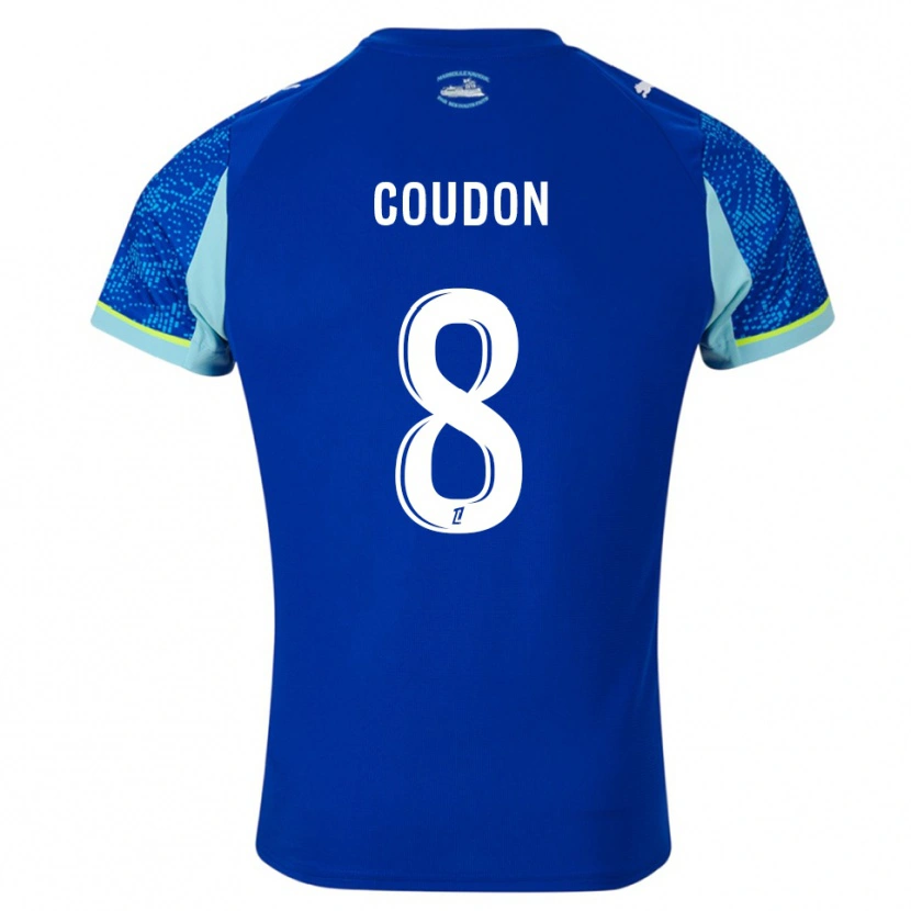 Danxen Women Marine Coudon #8 Sky Blue White Third Jersey 2025/26 T-Shirt