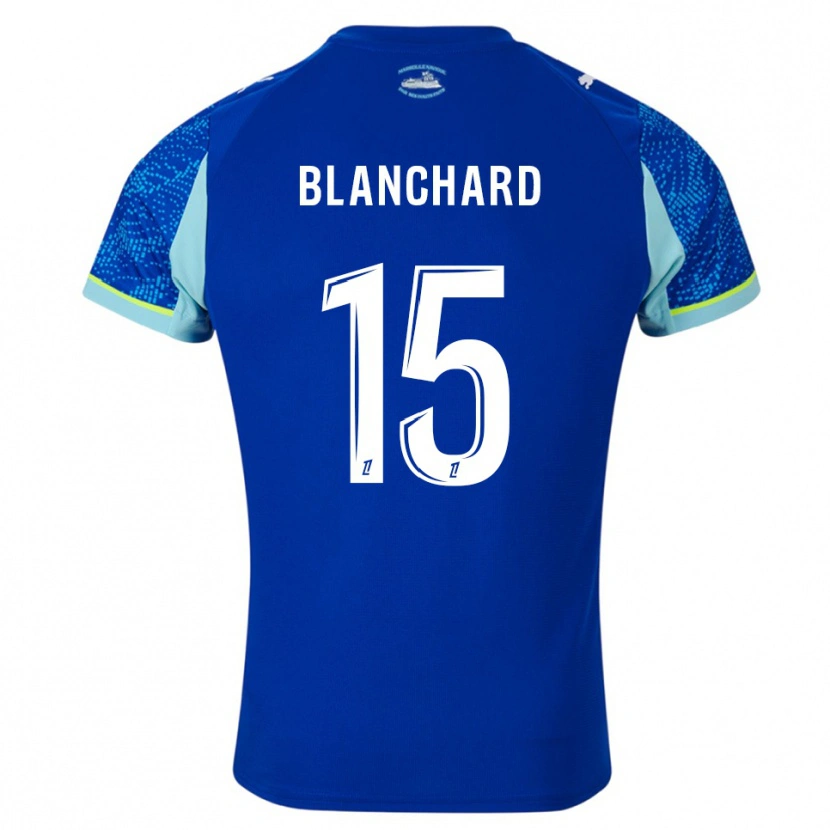 Danxen Women Ninon Blanchard #15 Sky Blue White Third Jersey 2025/26 T-Shirt