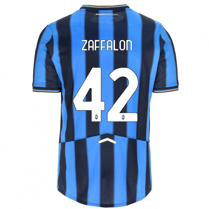 Danxen Kid Lorenzo Zaffalon #42 Sky Blue Black Home Jersey 2025/26 T-Shirt