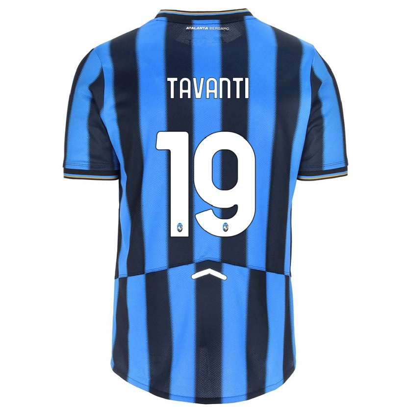 Danxen Kid Mattia Tavanti #19 Sky Blue Black Home Jersey 2025/26 T-Shirt