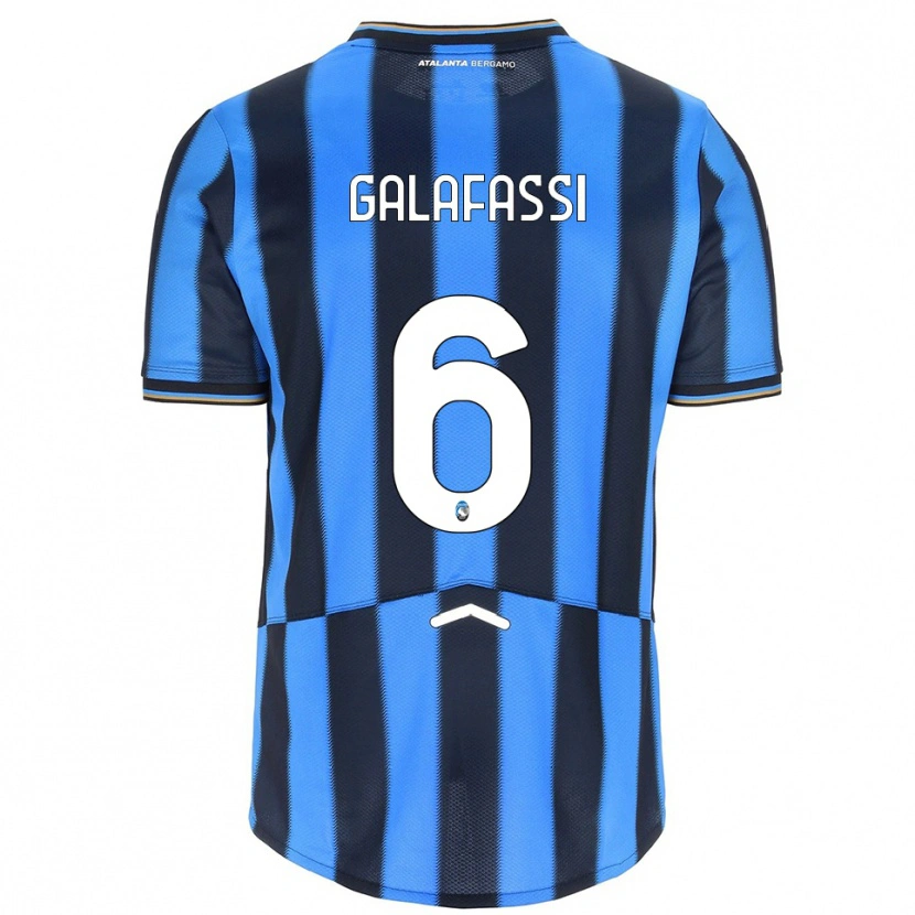 Danxen Kid Filippo Galafassi #6 Sky Blue Black Home Jersey 2025/26 T-Shirt