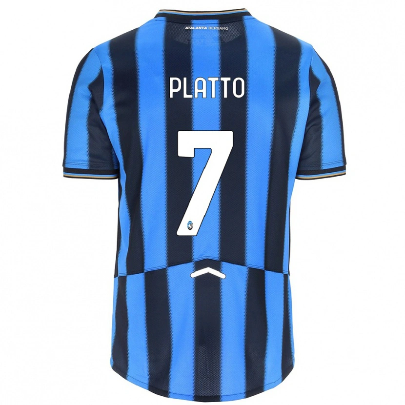 Danxen Kid Gabriele Platto #7 Sky Blue Black Home Jersey 2025/26 T-Shirt