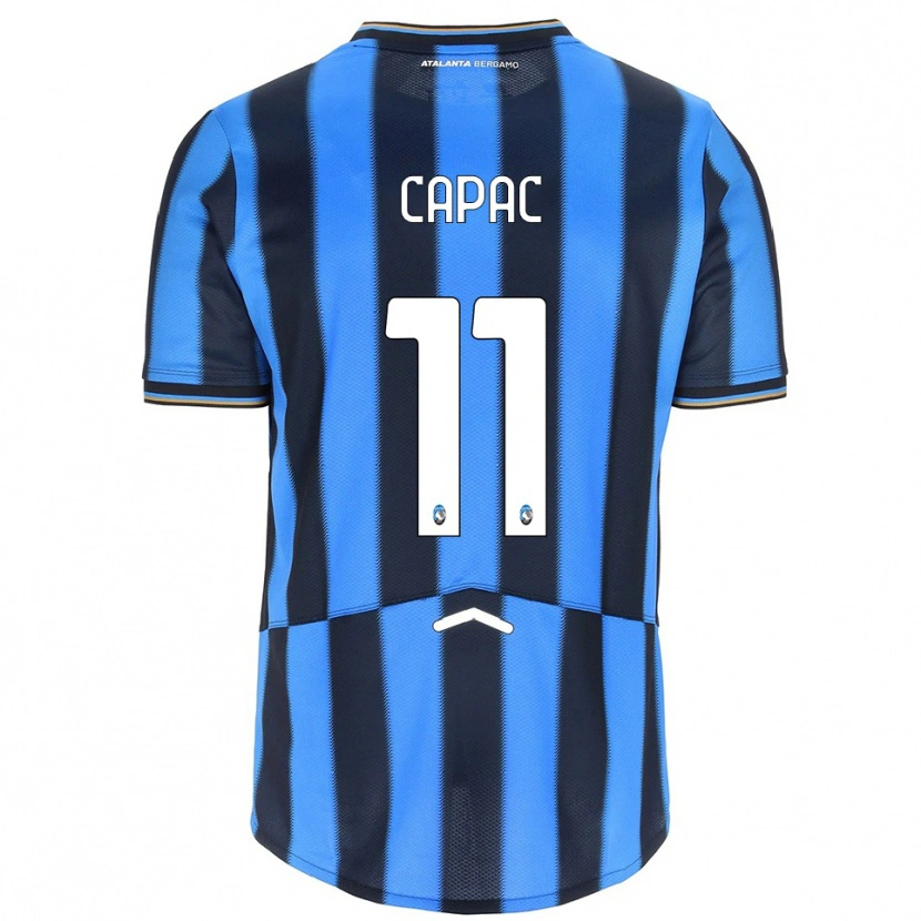 Danxen Kid Alexandru Capac #11 Sky Blue Black Home Jersey 2025/26 T-Shirt