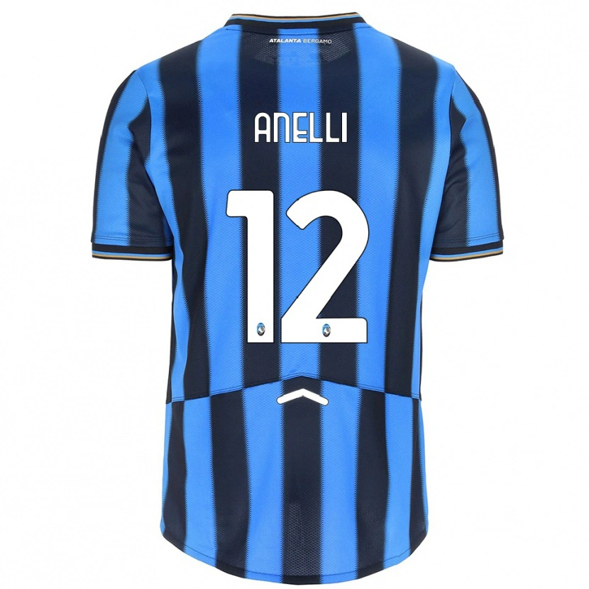 Danxen Kid Alessandro Anelli #12 Sky Blue Black Home Jersey 2025/26 T-Shirt