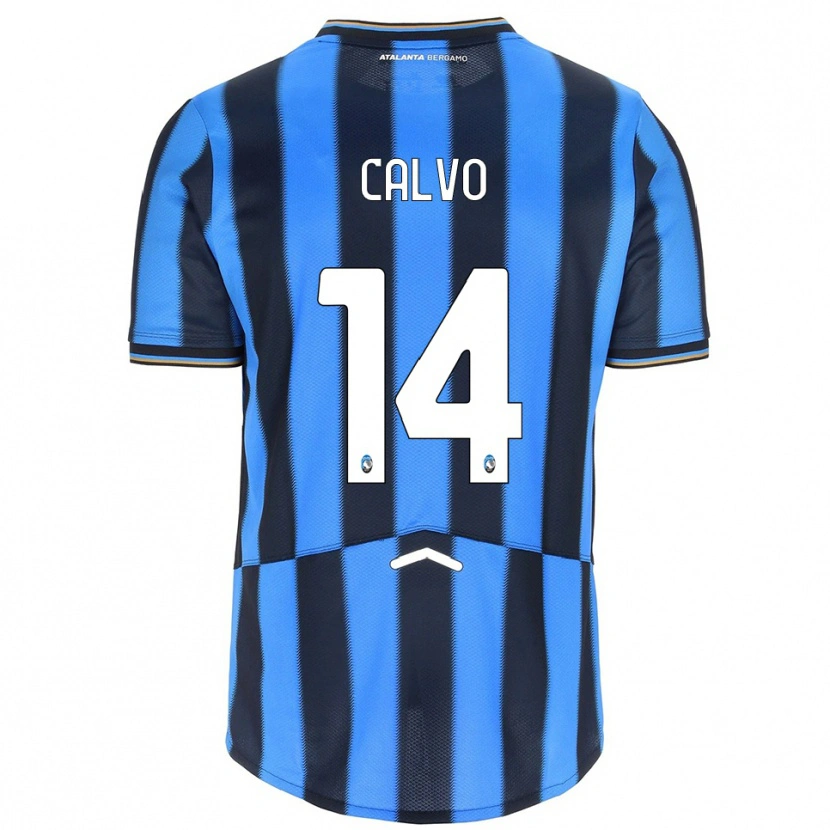 Danxen Kid Filippo Calvo #14 Sky Blue Black Home Jersey 2025/26 T-Shirt