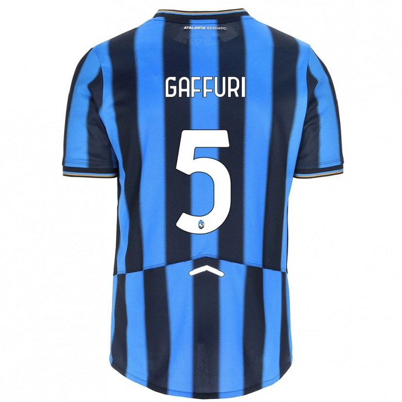 Danxen Kid Metash Gaffuri #5 Sky Blue Black Home Jersey 2025/26 T-Shirt