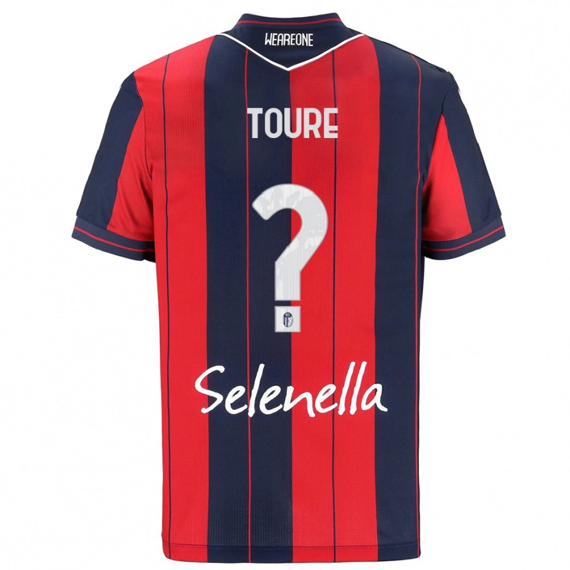 Danxen Kid Mohamed Toure #0 Red Navy Home Jersey 2025/26 T-Shirt