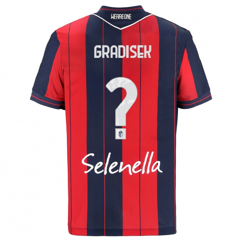Danxen Kid Sara Gradisek #0 Red Navy Home Jersey 2025/26 T-Shirt