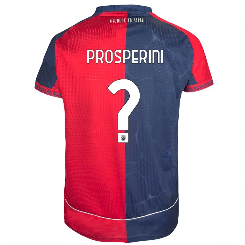 Danxen Kid Matteo Prosperini #0 Red Navy Home Jersey 2025/26 T-Shirt
