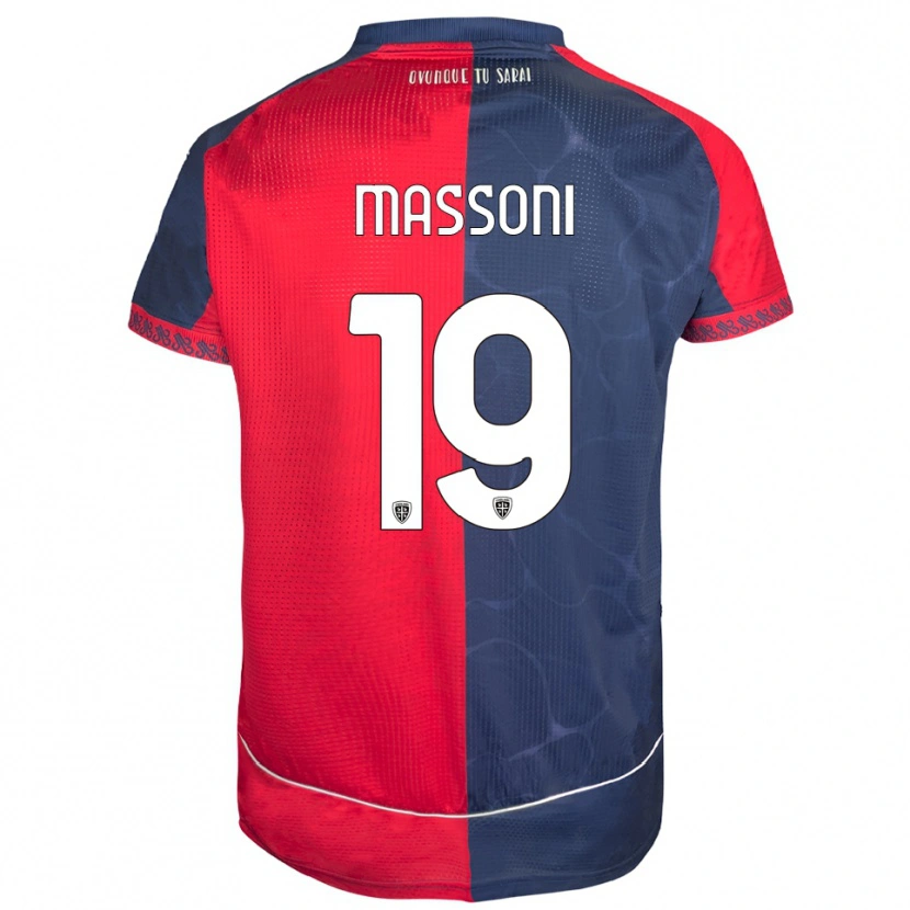 Danxen Kid Nicholas Massoni #19 Red Navy Home Jersey 2025/26 T-Shirt