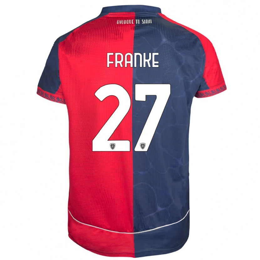 Danxen Kid Antoni Franke #27 Red Navy Home Jersey 2025/26 T-Shirt