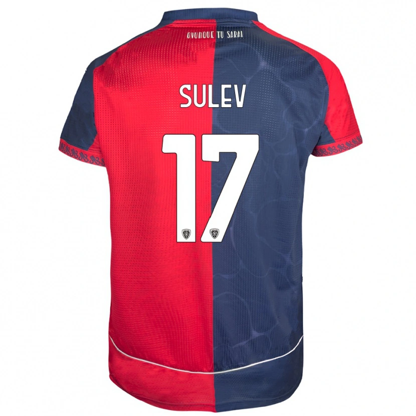 Danxen Kid Ivan Sulev #17 Red Navy Home Jersey 2025/26 T-Shirt