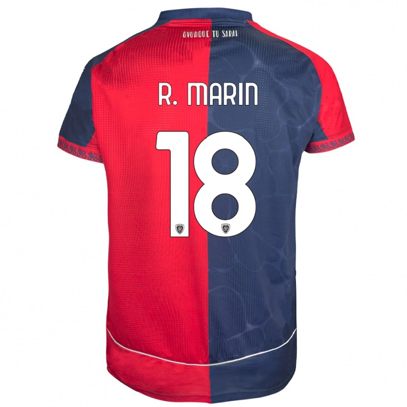 Danxen Kid Răzvan Marin #18 Red Navy Home Jersey 2025/26 T-Shirt