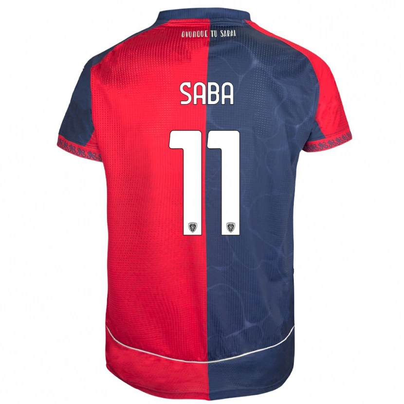Danxen Kid Alessio Saba #11 Red Navy Home Jersey 2025/26 T-Shirt