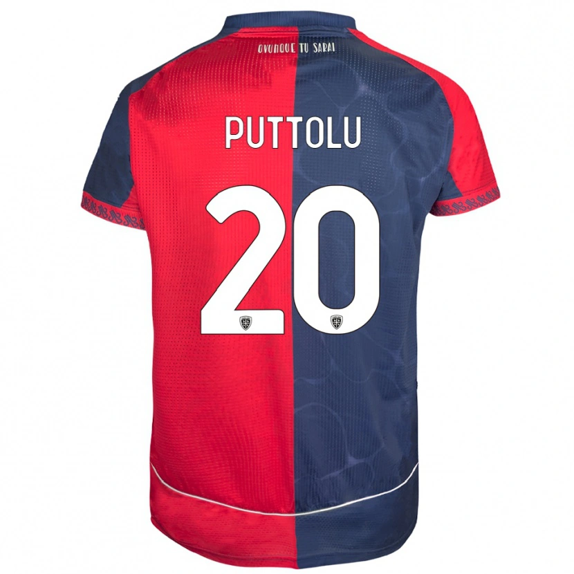 Danxen Kid Diego Puttolu #20 Red Navy Home Jersey 2025/26 T-Shirt