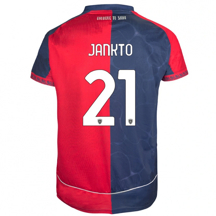 Danxen Kid Jakub Jankto #21 Red Navy Home Jersey 2025/26 T-Shirt
