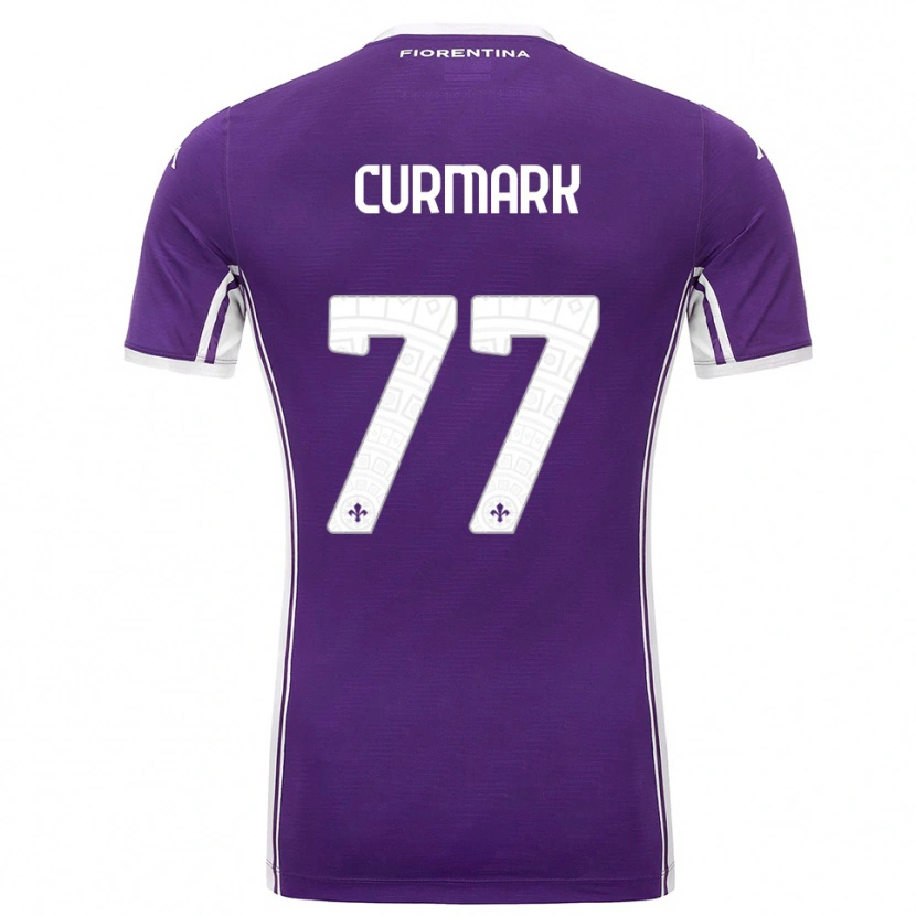 Danxen Kid Filippa Curmark #77 Purple White Home Jersey 2025/26 T-Shirt