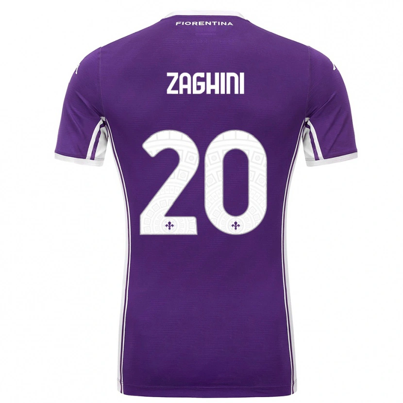Danxen Kid Alice Zaghini #20 Purple White Home Jersey 2025/26 T-Shirt