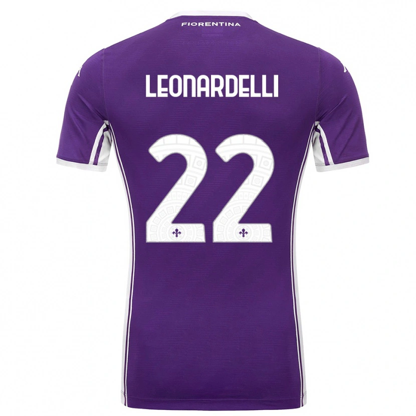 Danxen Kid Pietro Leonardelli #22 Purple White Home Jersey 2025/26 T-Shirt